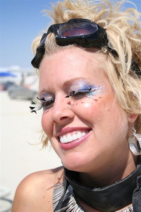 Great lashes - Burning Man 2011 | Burning man girls, Burning man festival, Burning man