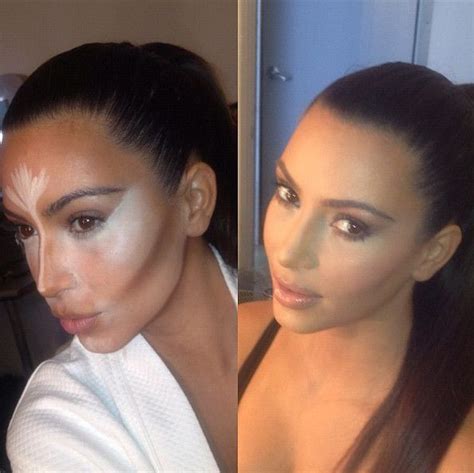 This is How Kim Kardashian Applies Concealer and Contours Her Face ...