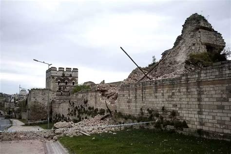 Byzantine Wall in Constantinople collapses as Turkey continues to let historical sites go into ...