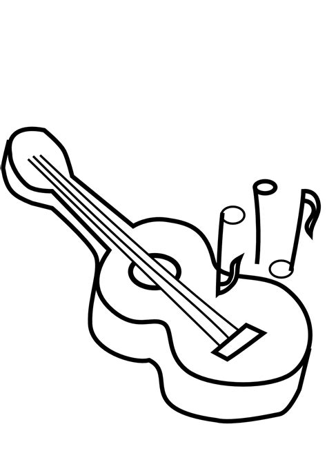 Guitar black and white guitar clip art black and white free clipart images - WikiClipArt