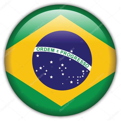 Imágenes: bandera brazil | icono de la bandera de Brasil — Vector de ...