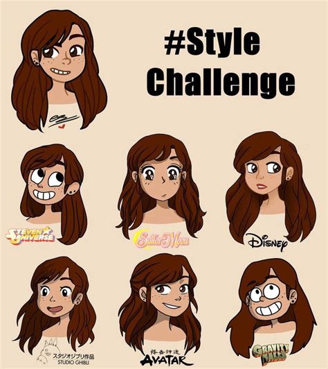 Pin on Drawing | Cartoon style drawing, Art style challenge, Cartoon art styles