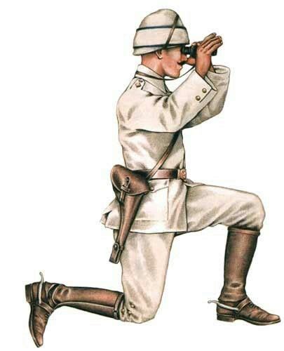 Gallipoli 1915 - Ottoman Army - artillery officer | Askeri üniforma, Askeri tarih, Askeri