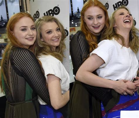 Sophie Turner And Natalie Dormer - Famous Nipple