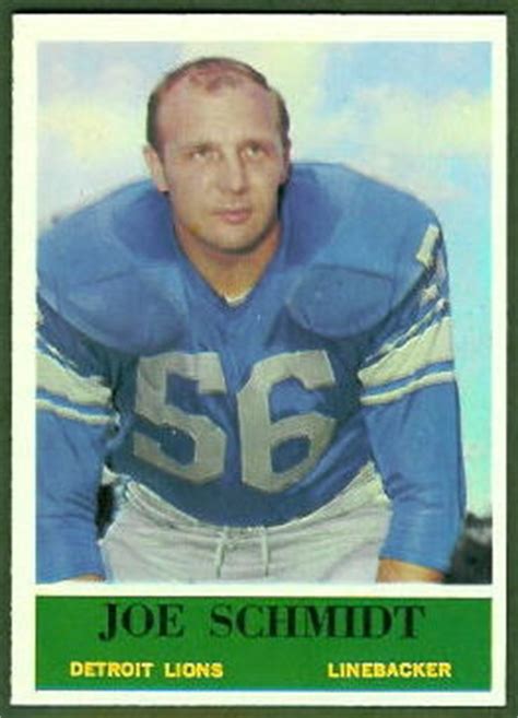 Joe Schmidt - 1964 Philadelphia #66 - Vintage Football Card Gallery