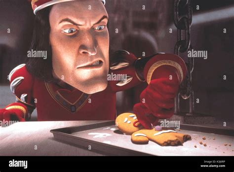 SHREK Lord Farquaad SHREK JOHN LITHGOW voices Lord Farquaad Date: 2001 Stock Photo - Alamy