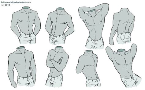 [F2U] Torso/Muscle practice - Male by BootsDotEXE on DeviantArt | Male art reference, Body pose ...