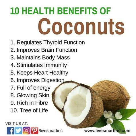 Pin by SMK Sundarraj on Health care | Coconut health benefits, Food health benefits, Coconut ...