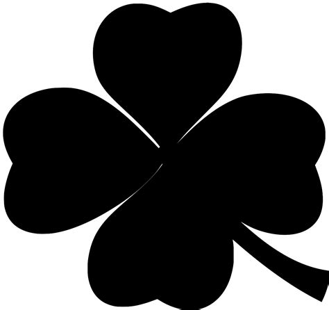 SVG > shamrock symbol four-leaf lucky - Free SVG Image & Icon. | SVG Silh
