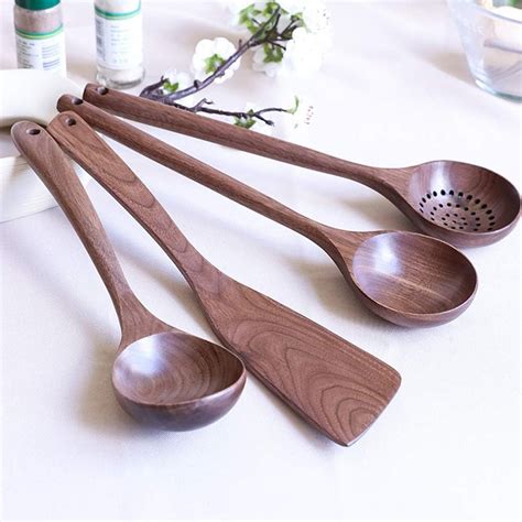 Wooden Kitchen Utensils Set Custom - Greentime