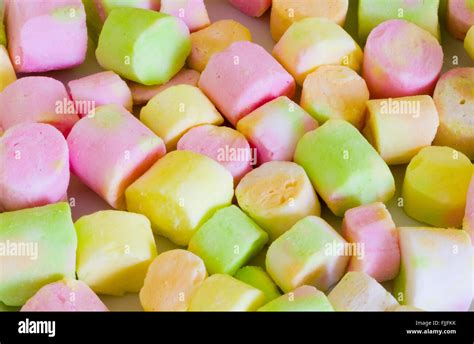 Edinburgh Rock Sweets Stock Photo - Alamy