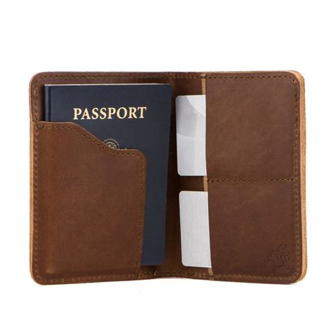 Leather Passport Wallet for Men | Slim Bifold Card with RFID Blocker | Saddleback Leather