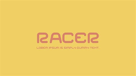 Racer Font : Download Free for Desktop & Webfont