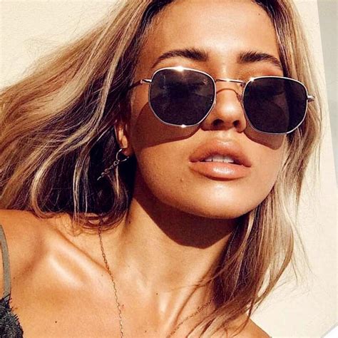 2022 Metal Vintage Polygon Sunglasses Women Luxury Brand Glasses For Men/women Designer Eyewear ...