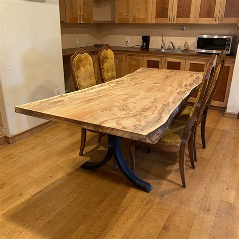 7 Foot Dining Tables | Live Edge Wood & Epoxy Tables | Lancaster Live Edge