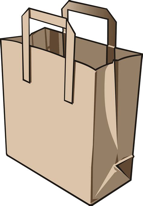 Transição agarrarse Tamanho paper bag clipart popa Entreter Império