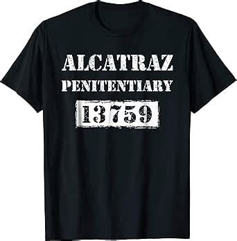 Amazon.com: Prison Alcatraz Costume T-Shirt: Clothing