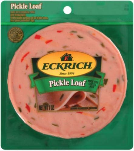 Eckrich Sliced Pickle Loaf Lunch Meat, 7 oz - Kroger