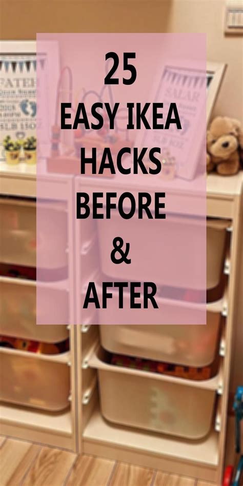 20+ Easy IKEA Hacks Before & After Easy Ikea Hack, Ikea Hack Ideas, Diy ...