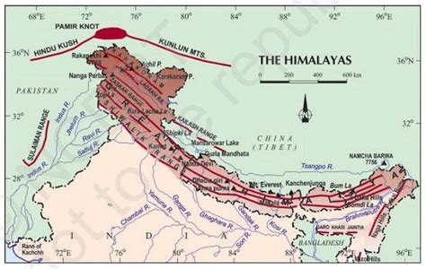 India-Physiography-Northern and Northeastern Mountains