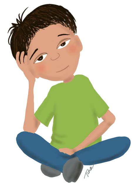 Drawn bored boy in front of a book free image download - Clip Art Library