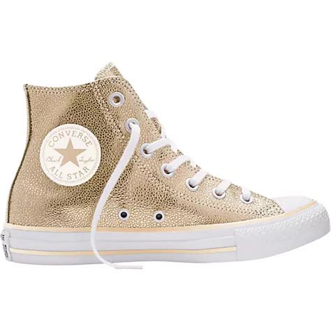 Converse Chuck Taylor All Star Stingray Metallic Hi Top Light Gold ...