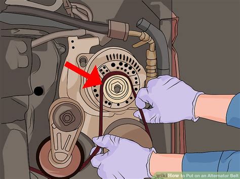 How to Put on an Alternator Belt (with Pictures) - wikiHow