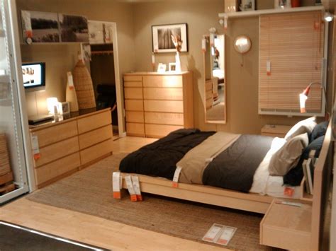 IKEA Malm Furniture - Natural Wood, Small Bedroom | Ikea bedroom sets ...