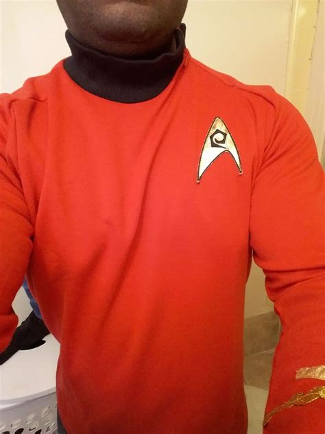 LT Gabler from Star Trek TAS Black heroes from Star Trek cosplay | Long sleeve tshirt men, Mens ...