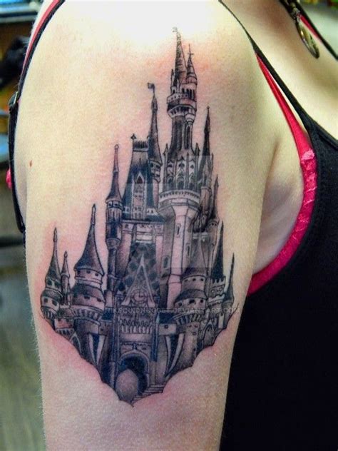 Pin by Stephanie Smiley on tattoo ideas | Castle tattoo, Disney ...