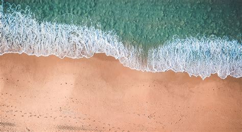 HD wallpaper: Aerial View Photography of Ocean, beach, bird's eye view, daytime | Wallpaper Flare