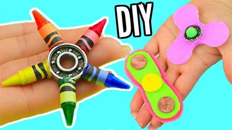 DIY FIDGET SPINNERS! 3 Ways To Make A Fidget Spinner Toy! | fidget spinner - WATCH VIDEO HERE ...