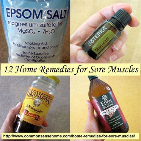12 Home Remedies for Sore Muscles - What causes sore muscles, muscle cramps, strains and sprains ...