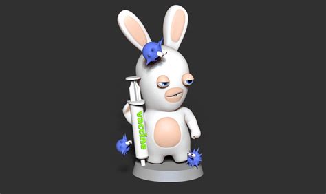 Raving Rabbids - Free 3D Model by Sinh Nguyen