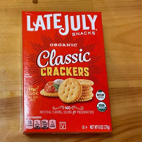 Organic Classic Crackers | Late July Snacks | 6oz