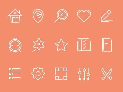 60 free outline icon sets perfect for contemporary designs