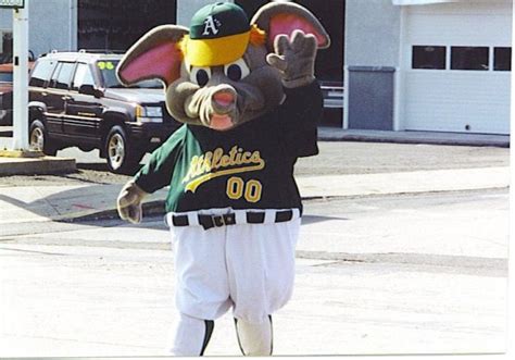 Oakland A's mascot - Stomper | Baseball mascots, Mascot, Major league ...