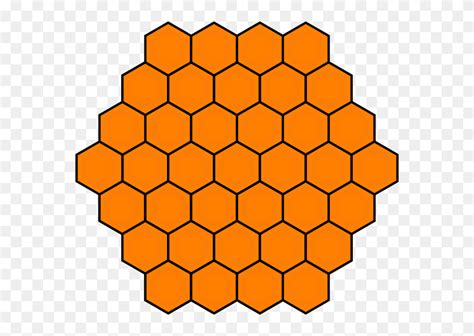 Download Clipart Honeycomb Outline - Png Download (#5255502) - PinClipart