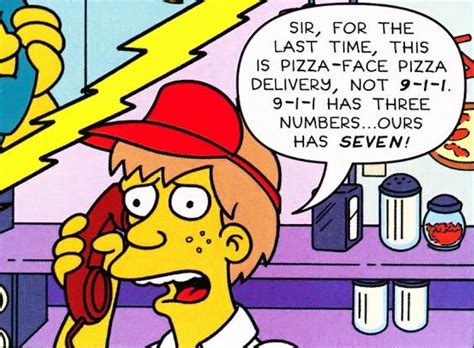 Pizza-Face Pizza Delivery - Wikisimpsons, the Simpsons Wiki
