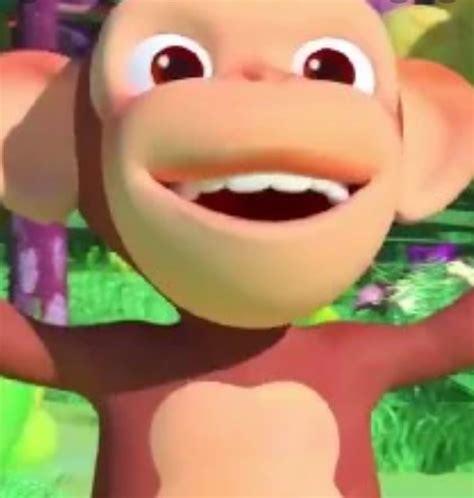 Why does the monkey from cocomelon look like this : r/Cocomelonhaters