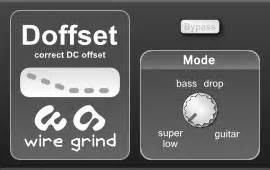 Download Free DC offset correction plugin: Doffset by Wire Grind