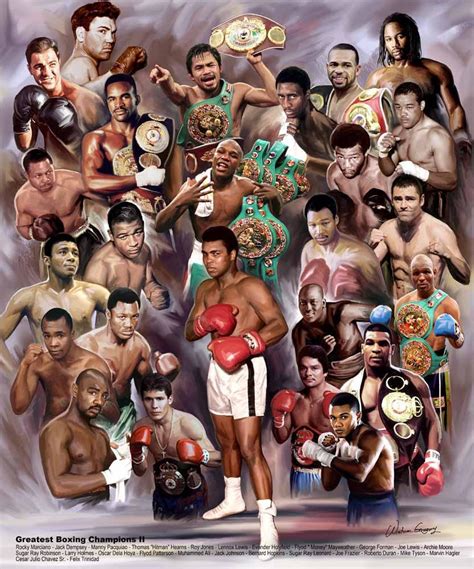 Great Boxing Champions II (25 Legends) by Wishum Gregory | The Black ...