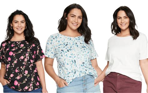 Kohl's | Plus Size Women's Clothing from $3.90!