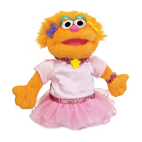 Sesame Street Zoe Hand Puppet 11-Inch Plush