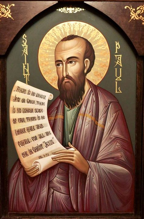 St. Paul by Camelia Toma in 2022 | Orthodox icons, Sacred art, Iconography