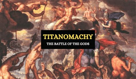 Explaining Titanomachy: The Turning Point of Greek Mytholog