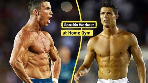 Cristiano Ronaldo Motivational Workout At Home Gym | Epic Exercise Tips For Fans ! - YouTube