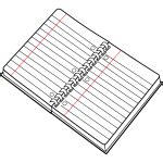 note book pencil | Free SVG