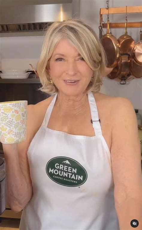 Martha Stewart, 81, shocks fans as she goes topless under chef's apron ...