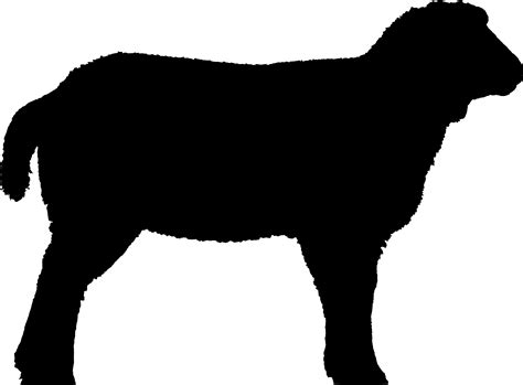 Sheep Silhouette Vector Clipart image - Free stock photo - Public Domain photo - CC0 Images